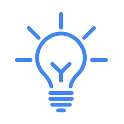 light bulb electrical icon